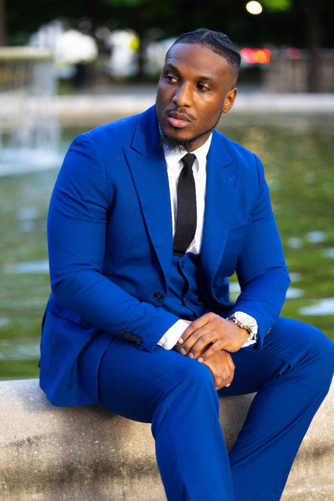 Charlotte corporate headshot by fountain - executive portrait photography